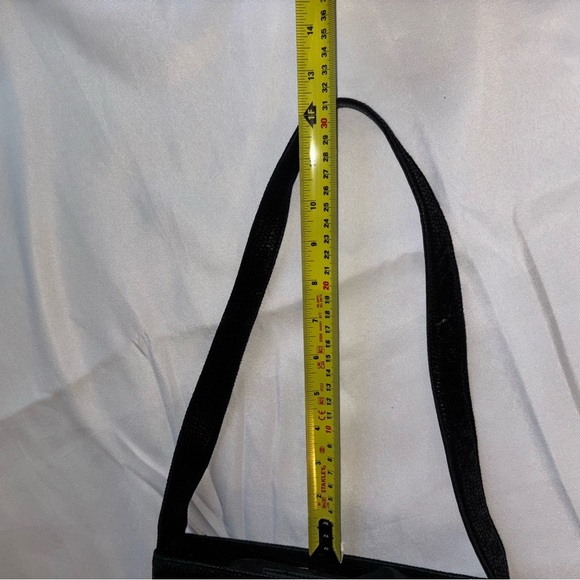 Kenneth Cole Reaction Black Faux Snakeskin Shoulder Bag - Picture 10 of 13